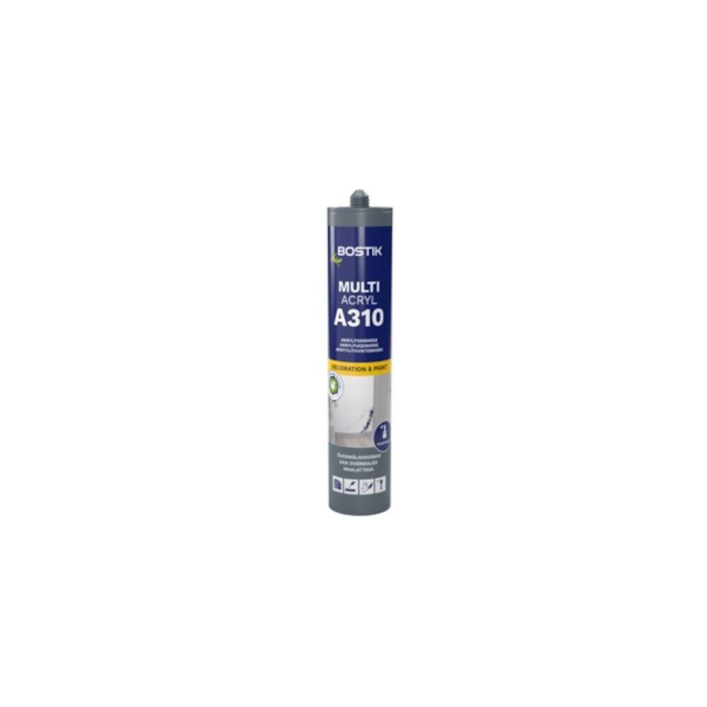 Bostik Fugemasse A310 Multi Akryl - Hvit 300 ml
