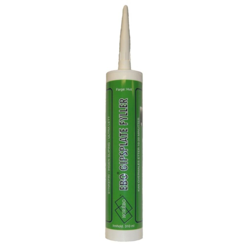 EBO Gipsplatefyller Hvit 310 ml