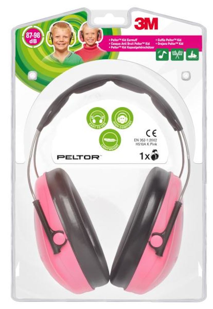 3M Øreklokke Peltor Kid Rosa