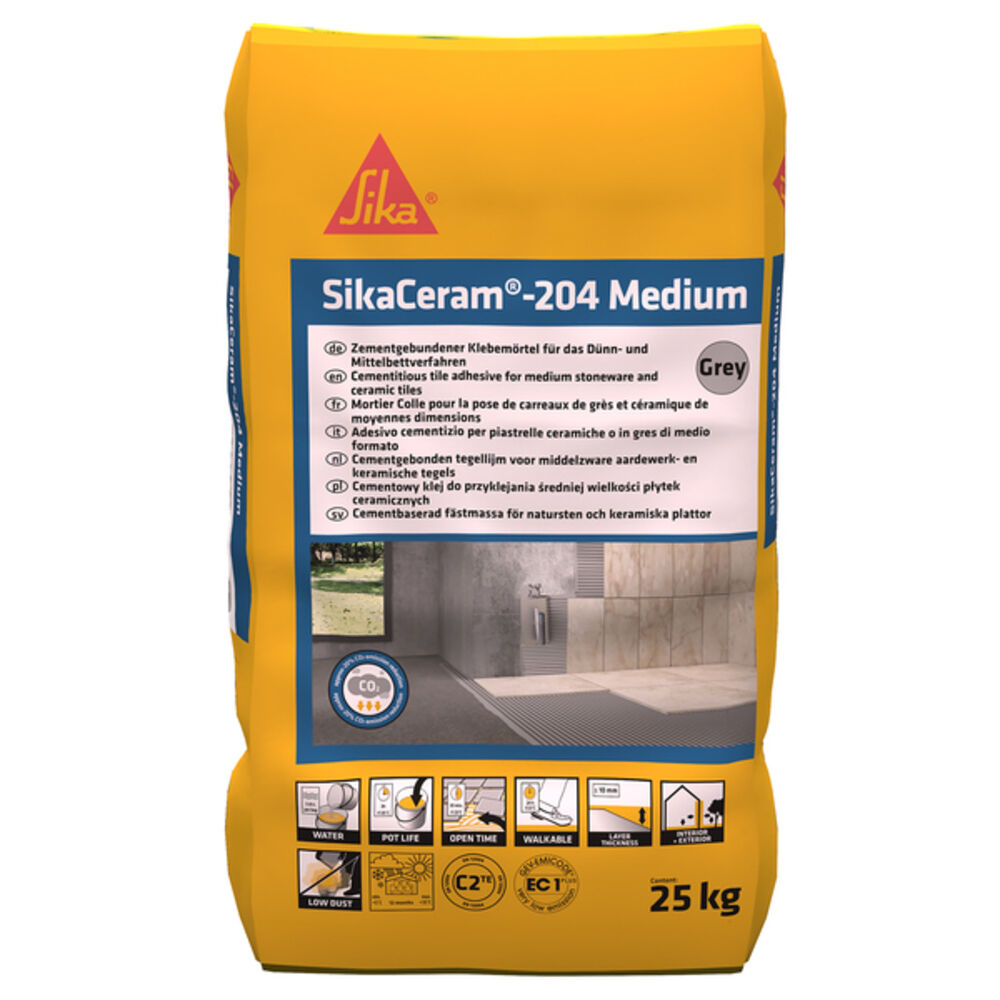SikaCeram Flislim 204 Medium Allround Grå 25kg